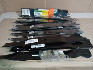 Mixed lot of Mower Blades  by John Deere- not used