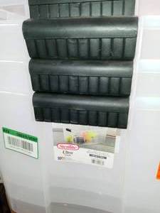 116 Qt. Ultra Storage Box by Sterilite- set of 3 - slighlty damaged