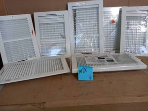 mixed lot of Ceiling Register in White by Everbilt
