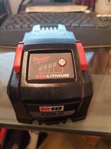 lot 50 image: Milwaukee M18 Red Lithium HIGH OUTPUT XC 6.0 Battery (Brand New)