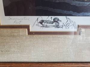 lot 85 image: Ken Zylla Commemorative Print A Likely Refuge (Signed )