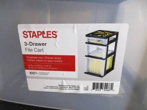 Three Drawer Storage Unit