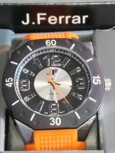 Mens J Ferrar Stainless Steel Back Watch