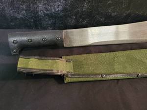 Very Sharp Machete with Canvas Sheath