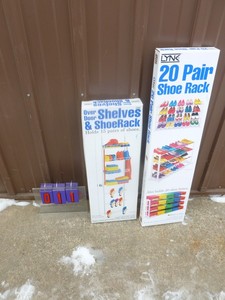 Qty of 2 shoeclothes racks. As shown.