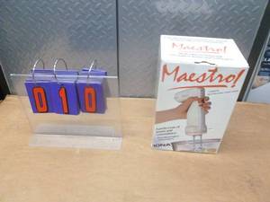 Maestro cordless mixer. Appears new in box. As shown.
