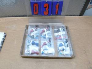 Flat of new bottle stoppers. As shown.