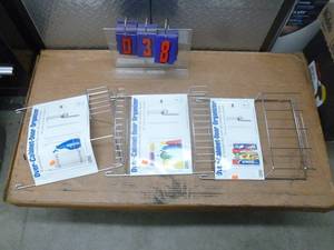 3 kitchen wire racks. New. As shown.