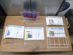Qty of 3 assorted househod racks. As shown.