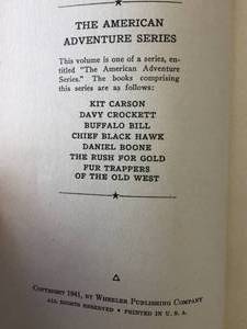 lot 89 image: Three American Adventurer Series Books (1940s)