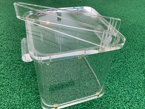 lot 22 image: Acrylic Ice Bucket w Tongs