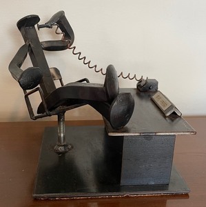 lot 73 image: The Boss by Homer Z. Inness Sculpture