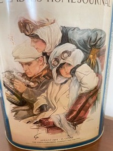 lot 81 image: The Ladies Home Journal Metal Waste Recepticle