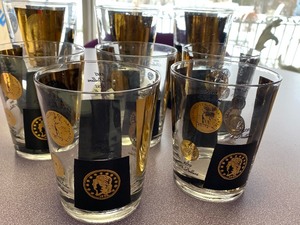 lot 43 image: Mid CenturyHollywood Regency Bar Ware by Cera