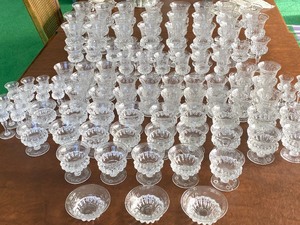 lot 138 image: Antique Thomas Webb Stourbridge English Made Antique Hand Engraved Glassware- Absolutely Beautiful