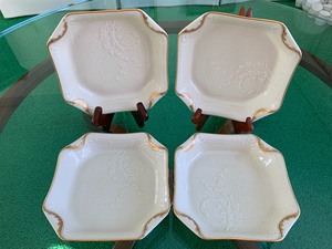 lot 152 image: Four Square Vintage Plates by Haviland Limoges
