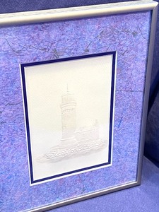 lot 161 image: Pair of Framed Embossed Prints