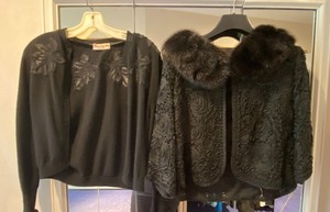 lot 168 image: Two Vintage Ladies Sweaters (Rosen Engelson- St. Paul)