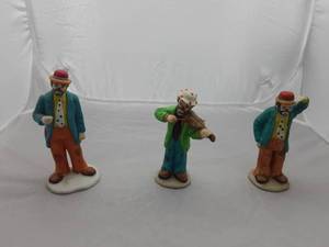 3-Flambro Emmett Kelly Jr. Figures