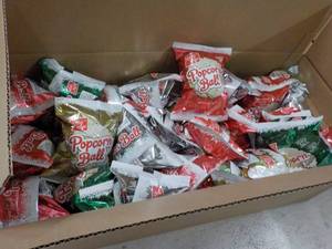 lot 16 image: Case of 48 Kathy Kay popcorn balls ...