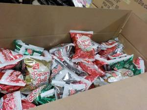 lot 17 image: Case of 48 Kathy Kay popcorn balls ...