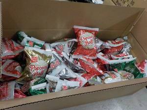 lot 19 image: Case of 48 Kathy Kay popcorn balls ...