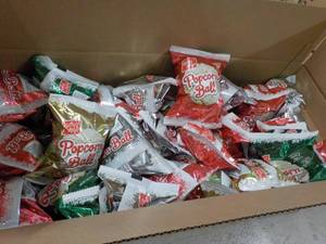 lot 20 image: Case of 48 Kathy Kay popcorn balls ...
