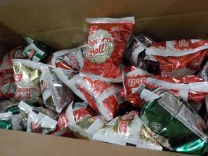 lot 18 image: Case of 48 Kathy Kay popcorn balls ...