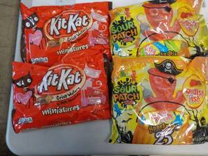lot 58 image: 2 bags KitKats, 2 bags Swedish Fish...