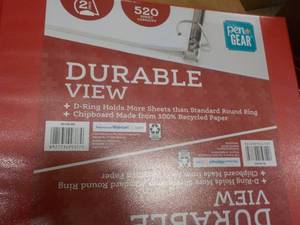 lot 65 image: 6 Durable View and Dividers...