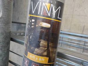 lot 121 image: 6x8 sheet vinyl...