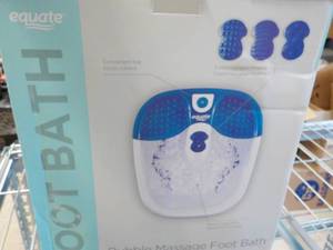 lot 126 image: Equate foot bath new in box...