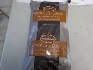 lot 147 image: 5 lb. bag Farmer Brothers premium b...
