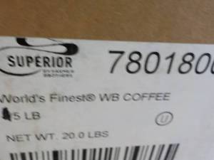 lot 152 image: 5 lb. bag Farmer Brothers superior ...