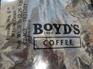 lot 156 image: coffee beans - near or past Best Da...