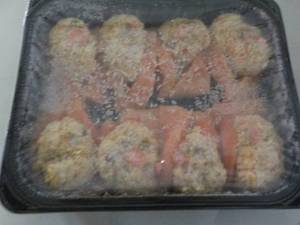 lot 218 image: Frozen Atlantic salmon with seafood...