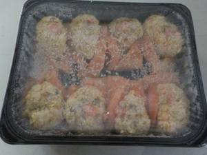 lot 220 image: Frozen Atlantic salmon with seafood...