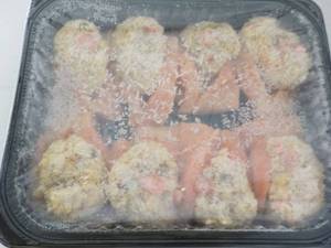 lot 223 image: Frozen Atlantic salmon with seafood...