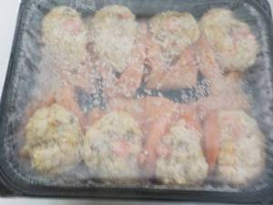 lot 224 image: Frozen Atlantic salmon with seafood...