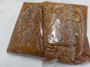lot 236 image: 2 5 lb. bags frozen taco sauce with...