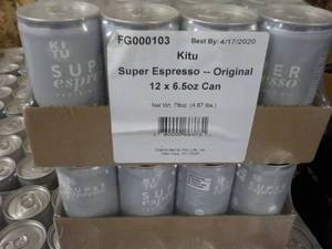 lot 247 image: 2 12 packs of 6 oz cans Kitu origin...
