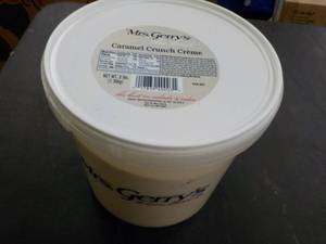 lot 315 image: 3 lb. tub Mrs. Gerrys Caramel Crun...