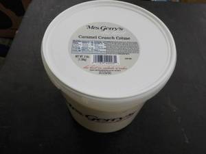 lot 316 image: 3 lb. tub Mrs. Gerrys Caramel Crun...