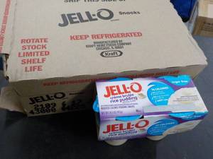 lot 329 image: Case of 6 4 packs JELL-O crme bru...