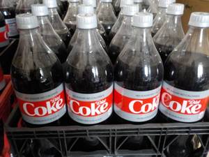 lot 347 image: Case of 12 1.25 liter bottles Diet ...