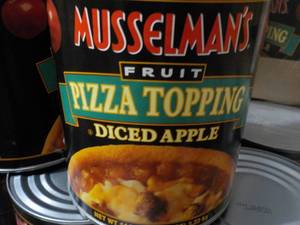 lot 349 image: 7.2 lb. can Musselmans diced apple...