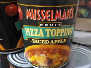 lot 350 image: 7.2 lb. can Musselmans diced apple...