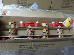 lot 355 image: 3 boxes Vstar Elmo Spiro light - 12...