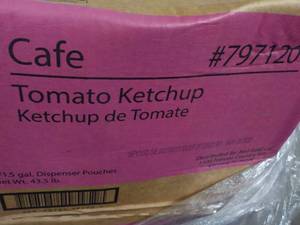lot 358 image: Case of 3 1.5 gallon bags caf ket...
