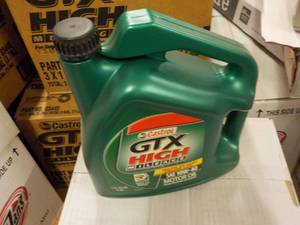 lot 365 image: 1 gallon Castrol GTX high mileage S...